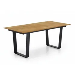 Esstisch mit Auszug Marina 180/280 x 95 cm Holz Braun Eiche 180