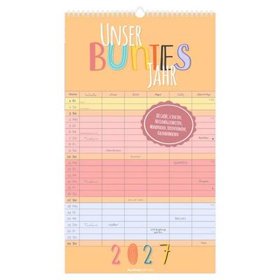 Familienplaner Unser buntes Jahr 2027