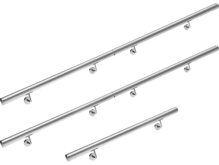 Monzana Trapleuning - RVS 4\,2x500cm - Zilver