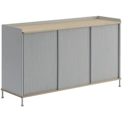 Muuto Enfold Sideboard, 148 x 85 cm, eiche geölt / grau