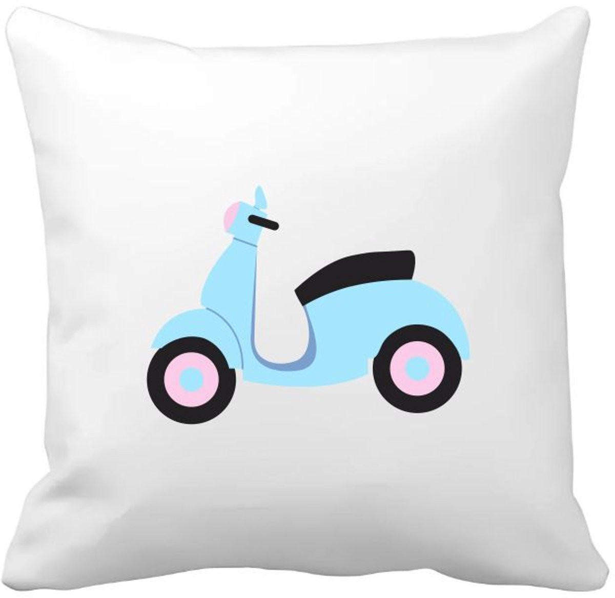 Akyol Scooter Kussenhoes voor motorrijders en brommers, 40 x 40 cm