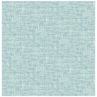 NuWallpaper Aqua Poplin Texture Peel & Stick Wallpaper - 216in x 20.5in x 0.025in
