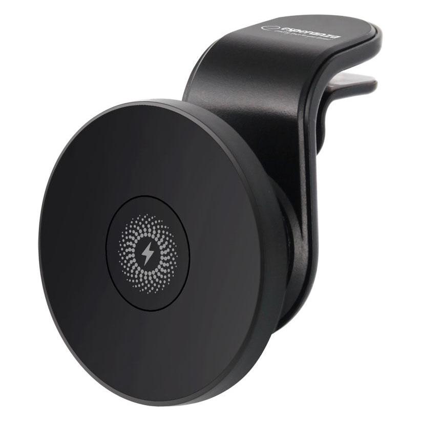 Esperanza Magnetic Car Air Vent Holder With Wireless Charger For Smartphones Hoop (45655918)
