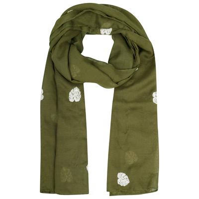 Modeschal CAPELLI NEW YORK, Damen, grün (grün combo), Obermaterial: 100% Polyester, Modetücher