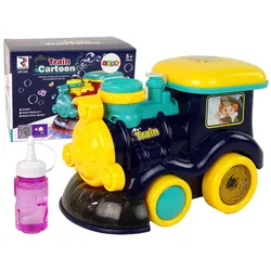 Soap Bubble Locomotive Rides Light Sounds Blue