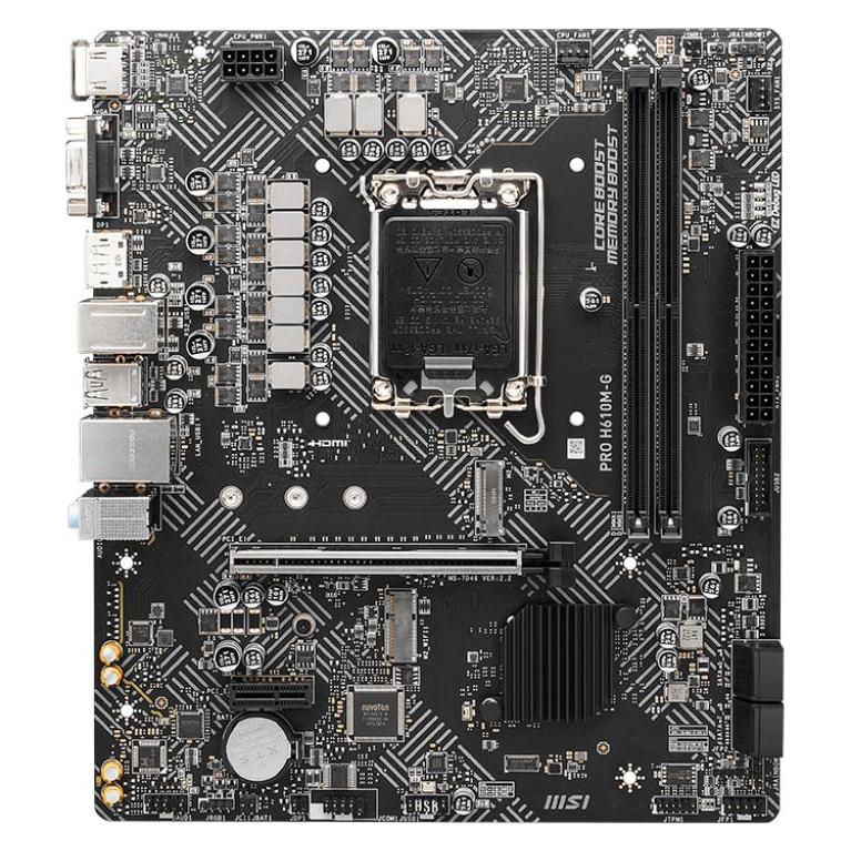 MSI PRO H610M-G (LGA 1700, Intel H610, mATX) (7D46-075R)