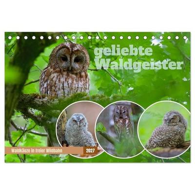 geliebte Waldgeister (Tischkalender 2027 DIN A5 quer), CALVENDO Monatskalender