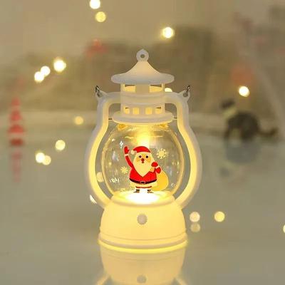 Uplift Treasures LED Santa Christmas Lantern Ornament Holiday Decoration white Santa Claus A