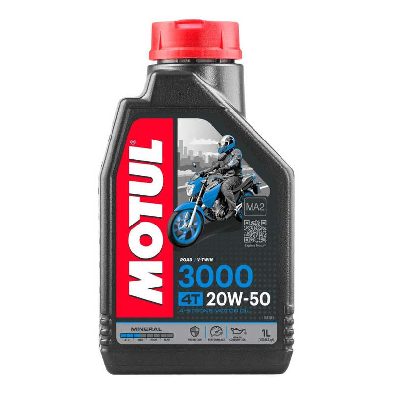 Huile moteur 4T Motul 3000 20W50 1L