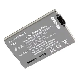 Akku für Canon DC 100 DVD, Typ BP-208, 750 mAh