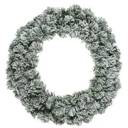 Christmas Decorations Künstlicher Tannenkranz 50cm Weihnachtskranz Adventskranz Schnee beschneit 45cm