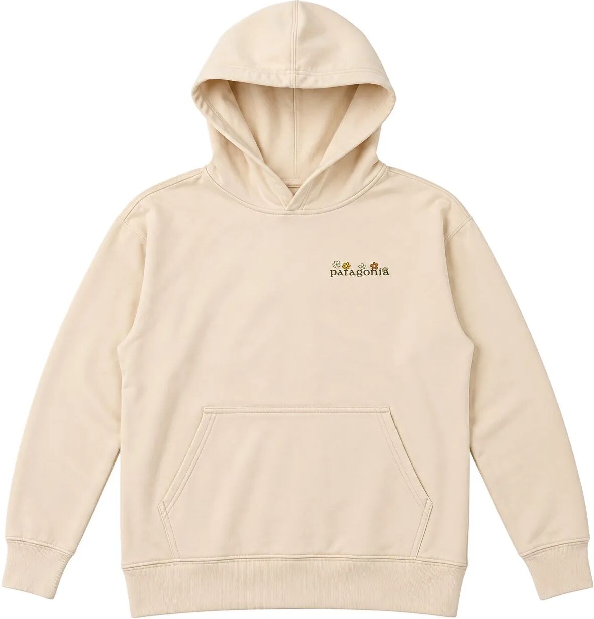 Patagonia Sweat à Capuche Logo Natural 5/6 ans