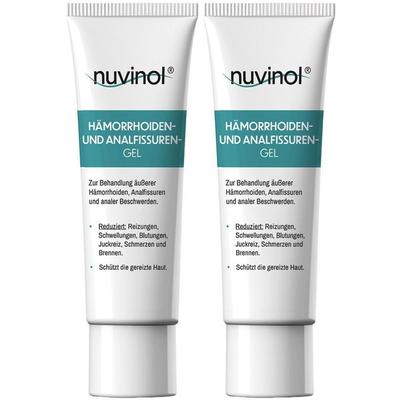 Nuvinol Hämorrhoiden-Gel und Analfissuren-Gel 2x 2x40 ml Gel