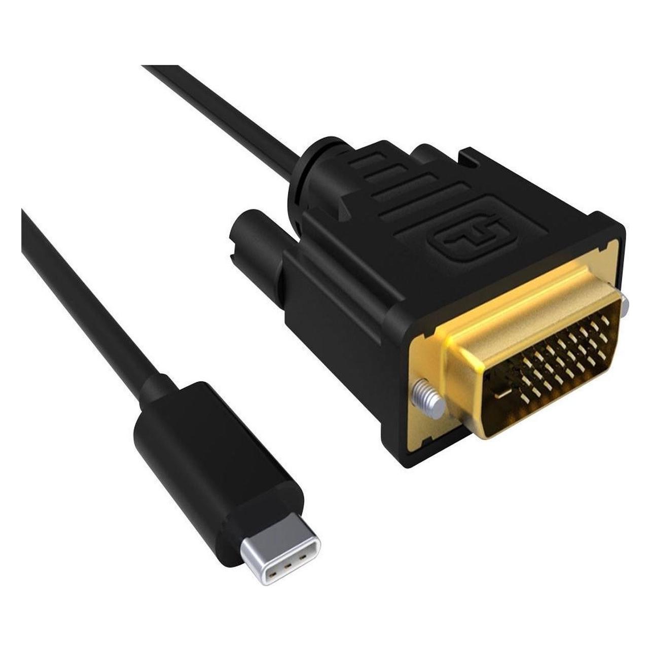 ACT USB Type C to DVI male conversion cable 4K/30Hz, 2 meter USB3.1 CM -DVI 4K/30HZ 2M (2 m) (SB0033)