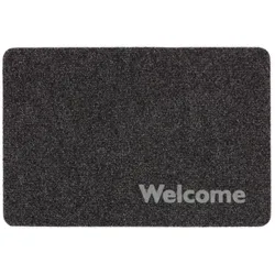 Astra Flocky Color Des. 201 Welcome anthrazit 40 x 60 cm