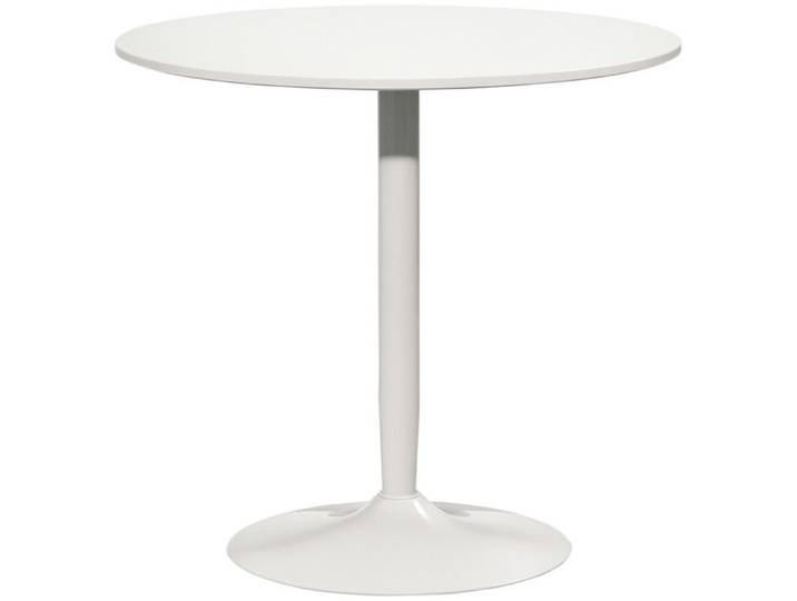 Table ronde design 2 personnes CARMINO blanche