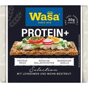 Wasa Knäckebrot Protein+ Selection, Vollkorn Weizen, laktosefrei & vegan, 200 g