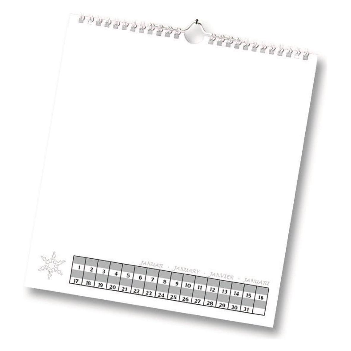 Folia Dauerkalender weiss (Spezial) (23600)
