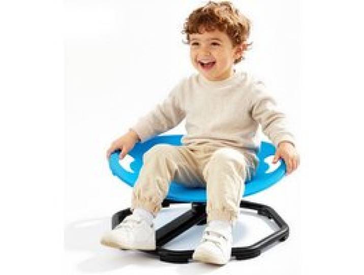 VEVOR Drehstuhl Kinder Autismus Sensorischer Drehsitz 50 kg 430x355 mm Blau, ADHS Hilfsmittel für Kinder im Alter von 2-6 Jahren, Förderung von Gleichgewicht Körperkoordination Greifkraft, PP-Material