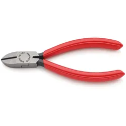 KNIPEX Seitenschneider mit Kunststoff überzogen schwarz atramentiert 125 mm - 7001125EAN