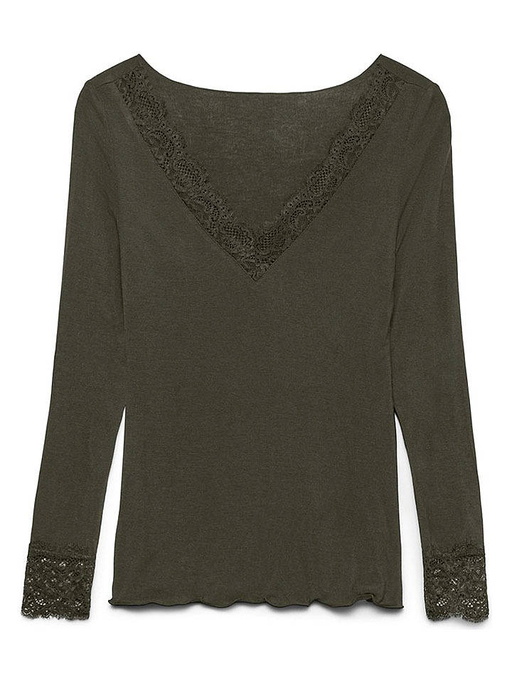 Vero Moda Bluse in Khaki - L