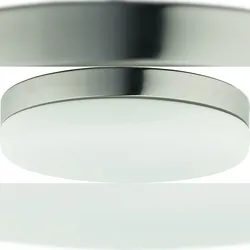 Licht-Erlebnisse Deckenlampe Glas Matt Nickel