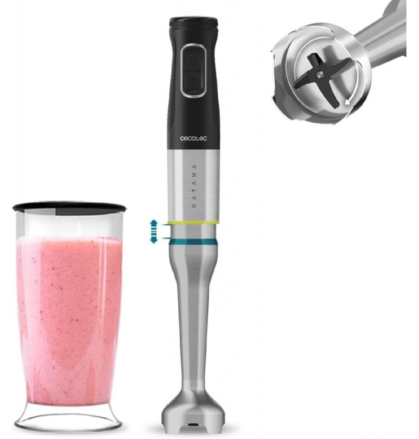 Cecotec Katana duikmixer, 1500 W, zwart