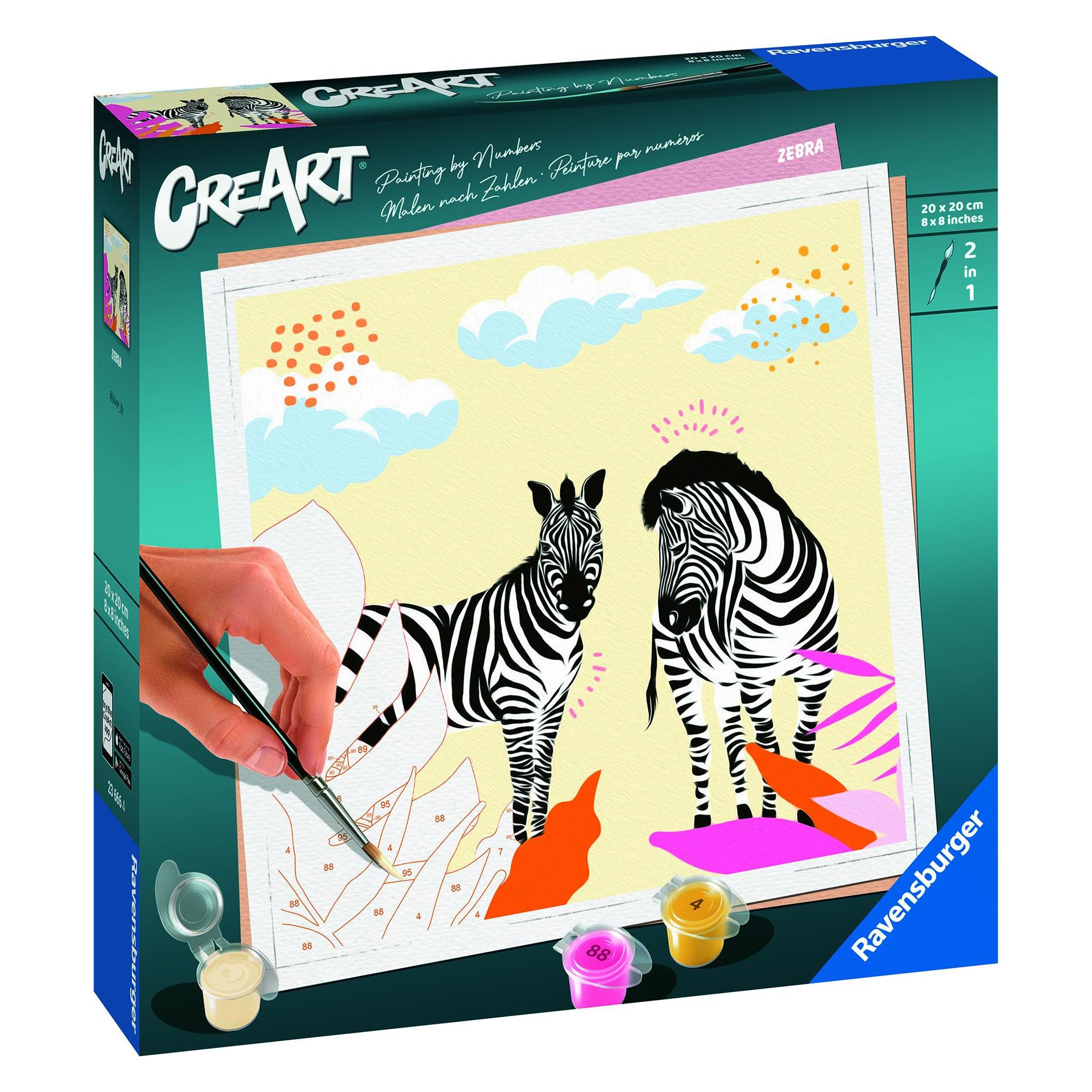 Ravensburger CreArt Zebra (23666)