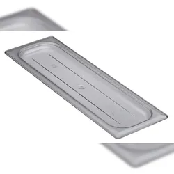 CAMBRO 20LPCWC-135 - Flacher Deckel GN 1/2 lang - 16,2 x 53 cm - Transparent - Verkauf 1 Stück.