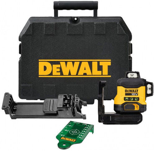 DeWALT DCLE34031N-XJ Laser croix a nivellement 3x360° faisceau vert XR (18V/sans batterie)