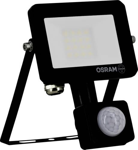 OSRAM HOMELIGHTING FLOODLIGHT LUX SENSOR 10W 840 BLACK 4099854489440 LED-Flutlichtstrahler 10.00W Leuchtfarben: Kaltweiß