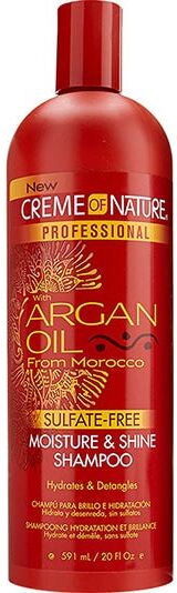 CREME OF NATURE Champú Argán Hidratante Brillo Sin Sulfato 591 ml