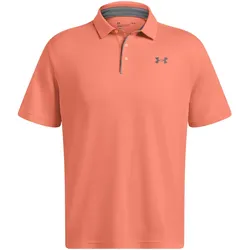 UNDER ARMOUR Tech Poloshirt Herren 897 - flare orange/pitch gray/pitch gray L/T