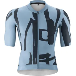 Gonso, Herren, Velotrikot, Road Print S/S Trikot (M), Blau, M