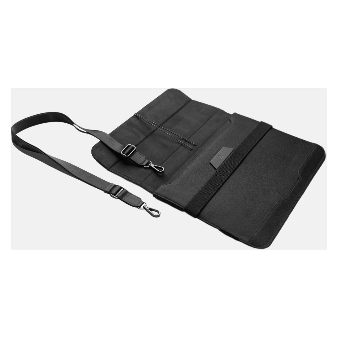 Deltahub Formo - 13 inch 3 in 1 Laptop Bag - Zwart - Ergonomische Laptop Stand - Inklapbaar - Waterdicht - Re (13") (LB-13-BL)