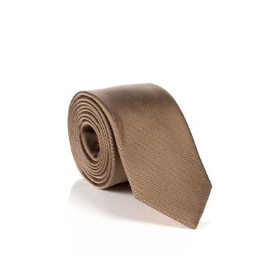 Krawatte MONTI "VALERIO", Herren, braun (camel), Stoff, Seide, Krawatten, Seide, moderne Oxford-Struktur