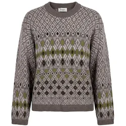 Rundhals-Pullover MAERZ Muenchen beige, 36