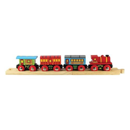 Bigjigs Toys Rail Passagiertrein op 2 rails