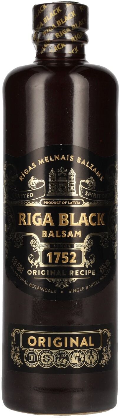 Riga Balzams Riga Black Balsam 1752 ORIGINAL Recipe 45% Vol. 0,5l