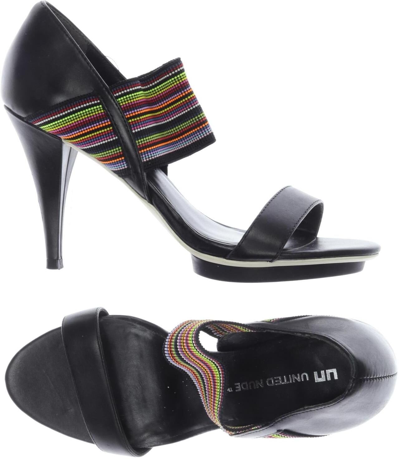 United Nude Damen Sandalen, Schwarz, Gr. EU 36, kein / Etikett - Second Hand
