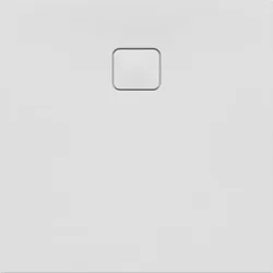 RIHO Basel Rechteck-Duschwanne, Ablauf 90mm, ultraflach, bodenebener Einbau, weiß glänzend, D005016005, Ausführung: 900x900x45/9mm