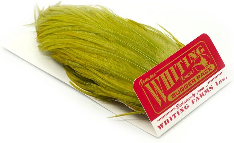 Whiting Bugger Pack-White Dyed Olive