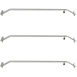 3x Alu-Bügel XL verstellbar 1300 - 2100mm für Anhänger Flach-Planen Planenstütze