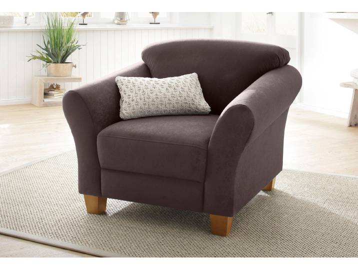 Sessel OTTO HOME Gotland , braun (dunkelbraun), B:110cm H:84cm T:89cm, Luxus-Microfaser ALTARA NUBUCK (100% Polyester);90% Polyester/10% Polyamid Luxus-Microfaser (100% Polyester);Struktur (100% Polypropylen), Sessel, Sessel, in drei Bezugsqualitäten