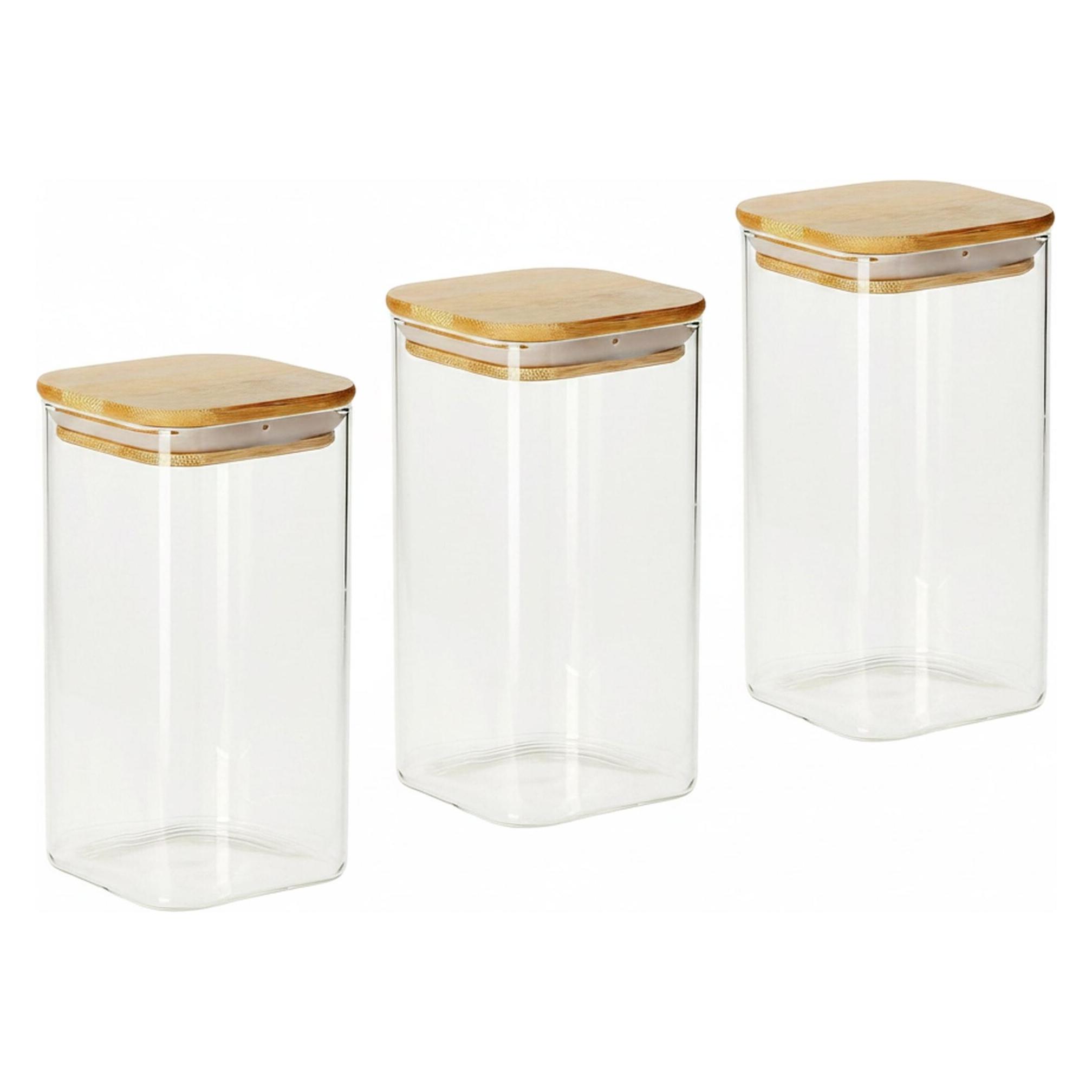 Relaxdays 3x Vorratsglas (1.50 l) (4052025532086)