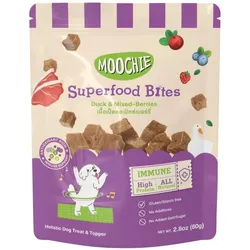 MOOCHIE Superfood Bites Duck & Mixed-Berries 40g Hundeleckerli