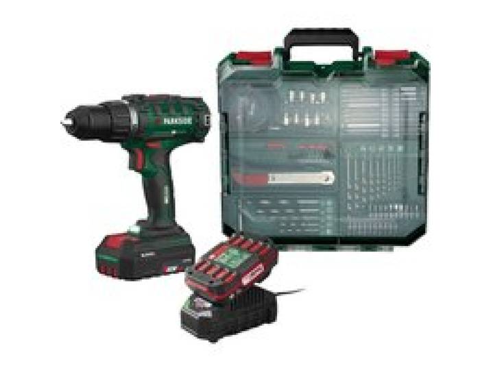 PARKSIDE® Kit perceuse-visseuse sans fil 20 V »PABS 20-Li I9«, avec batterie et chargeur.