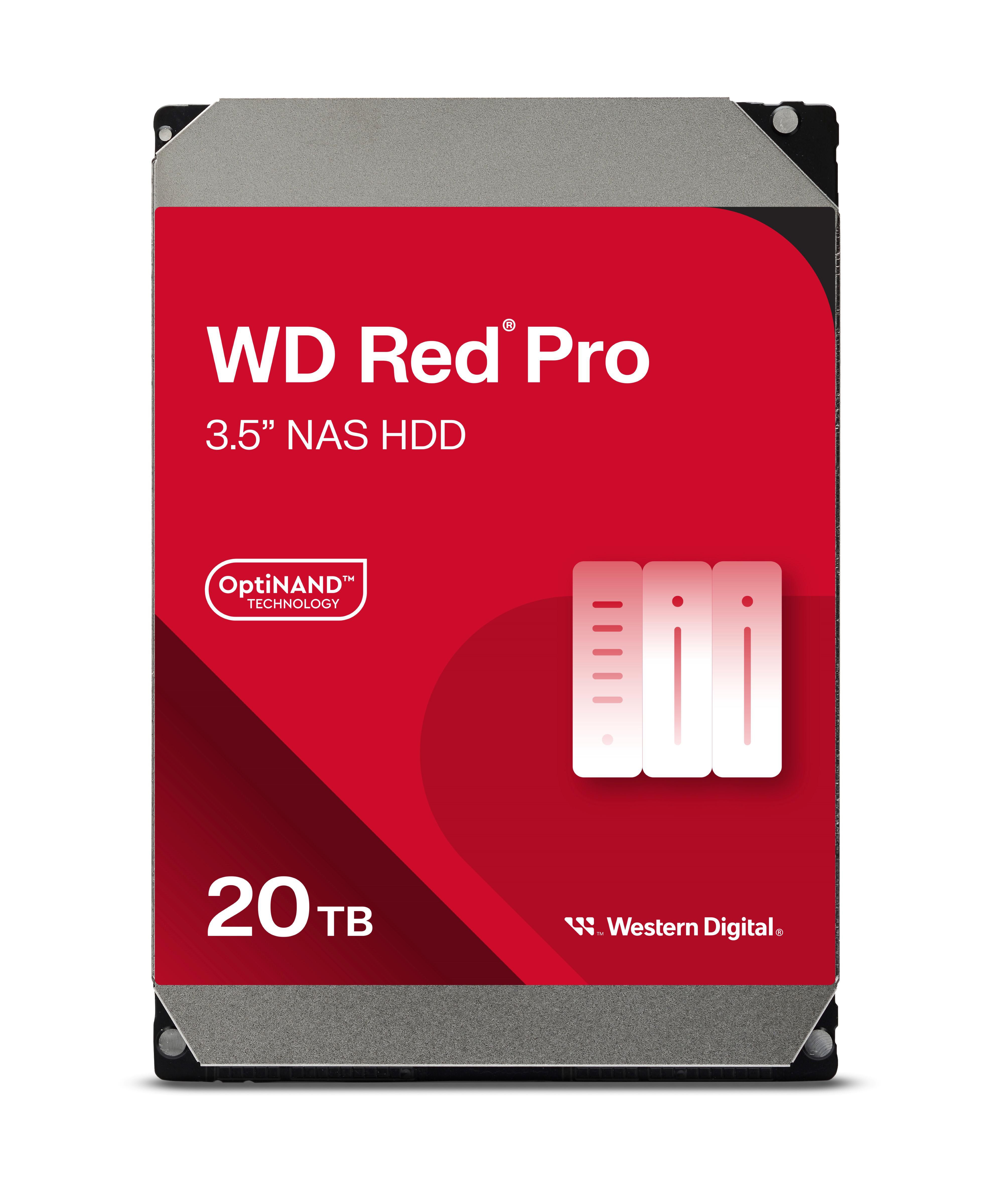 Western Digital WD Red Pro WD202KFGX NAS HDD Festplatte 20 TB 3.5" 7200rpm