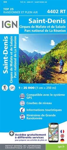 Collectif - Saint-Denis Cirques de Mafate et de Salazie 1 : 25 000: La Réunion - Preis vom 15.10.2026 23:06:25 h
