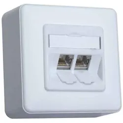 Metz Connect, Steckdose, 130B11D20002-E Steckdose RJ-45 Weiss